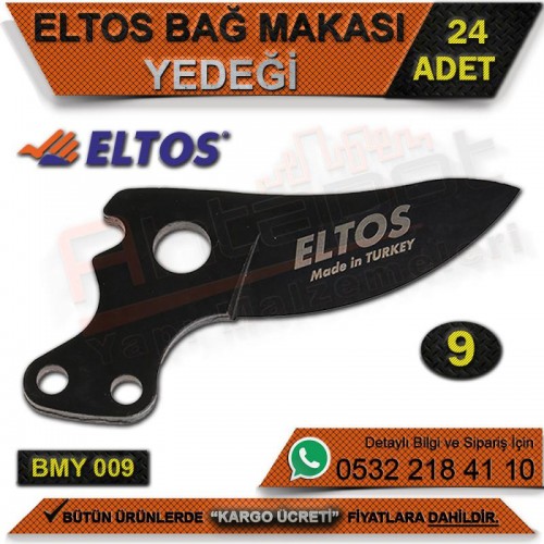 Eltos Bmy009 Bağ Makası Yedeği 9’’ (24 Adet)