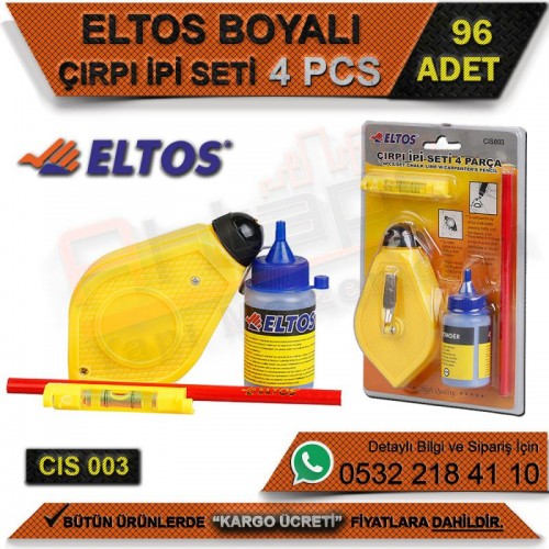 Eltos Cıs003 Boyalı Çırpı İpi Seti 4 Pcs (96 Adet)