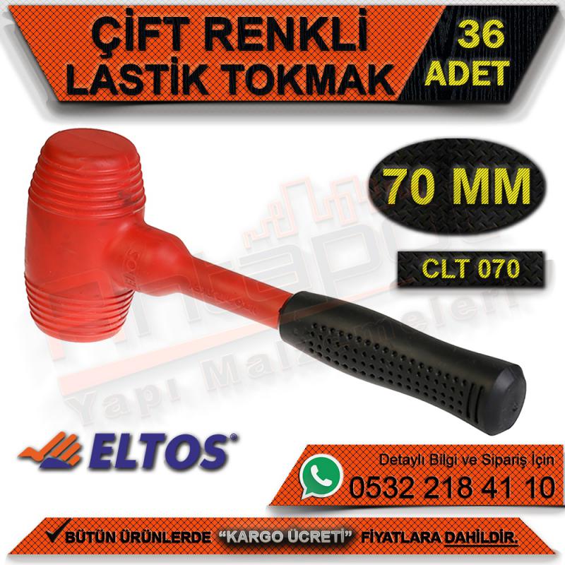 Eltos Clt070 Çift Renkli Lastik Tokmak 70 Mm (36 Adet) - Çekiç, Keser, Tokmak