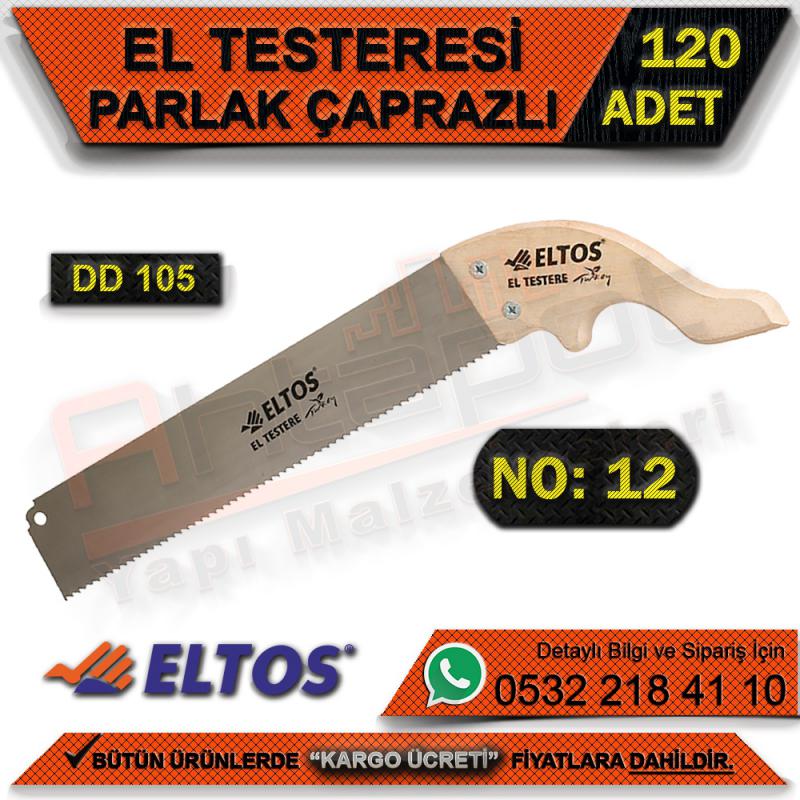 Eltos Dd105 El Testeresi Parlak Çaprazlı No:12 (120 Adet) - Testere Çeşitleri