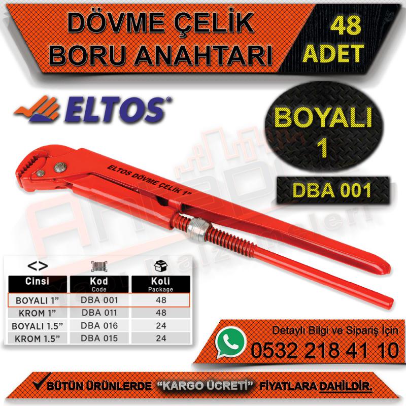 Eltos Dövme Çelik Boru Anahtarı Boyalı 1 (48 Adet) - Anahtar Çeşitleri