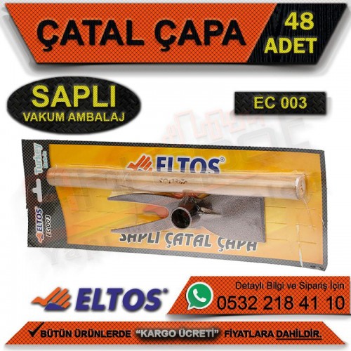 Eltos Ec003 Çatal Çapa Saplı (Vakum Ambalaj) (48 Adet)