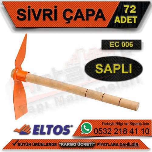 Eltos Ec006 Sivri Çatal Çapa Saplı (72 Adet)