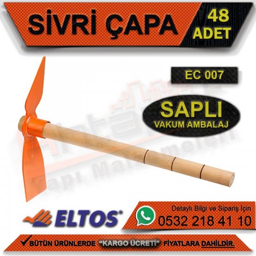 Eltos Ec007 Sivri Çatal Çapa Saplı (Vakumlu Ambalaj) (48 Adet)