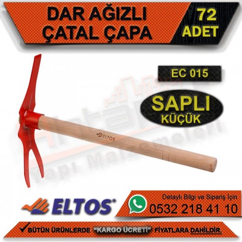 Eltos Ec015 Dar Ağızlı Çatal Çapa Saplı - Küçük (72 Adet)