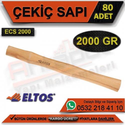 Eltos Ecs2000 Çekiç Sapı 2000 Gr (80 Adet)