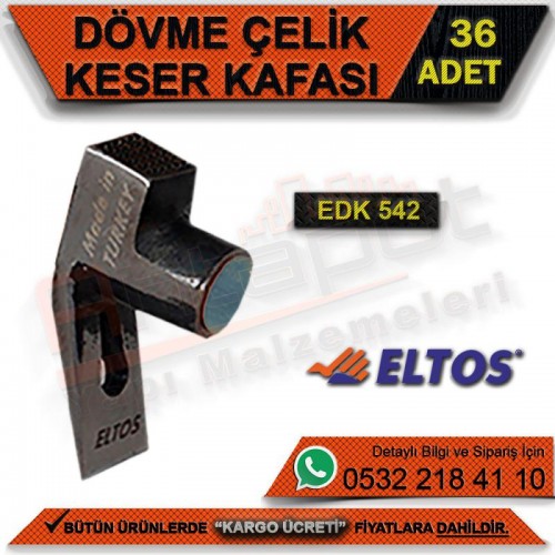Eltos Edk542 Dövme Çelik Keser Kafası (36 Adet)