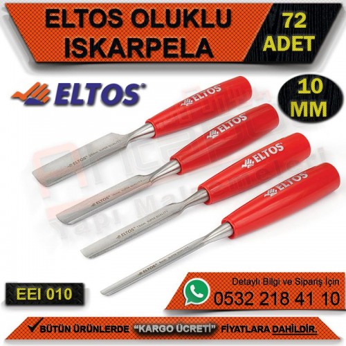 Eltos Eeı010 Oluklu Iskarpela 10 Mm (72 Adet)