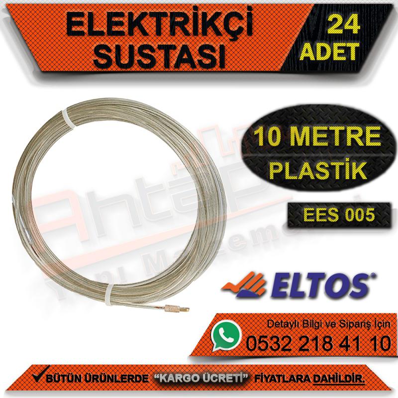 Eltos Ees005 Elektrikçi Sustası Plastik 10 Metre (24 Adet) -