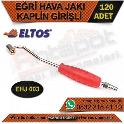 Eltos Ehj003 Eğri Hava Jakı Kaplin Girişli (120 Adet)