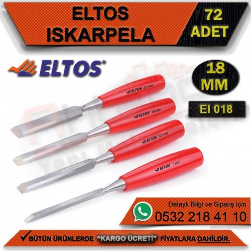Eltos Eı018 Iskarpela 18 Mm (72 Adet)