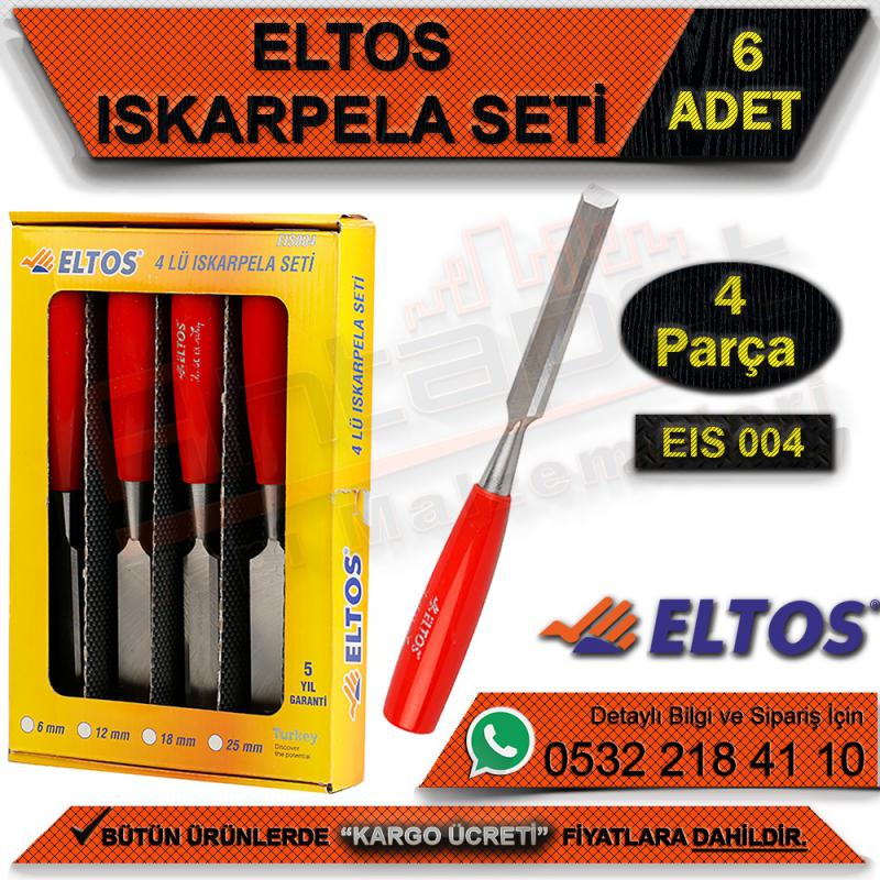 Eltos Eıs004 Iskarpela Seti 4 Parça (6 Adet) - Iskarpela Çeşitleri