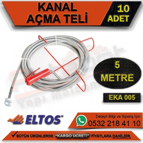 Eltos Eka005 Kanal Açma 5 Mt (10 Adet)