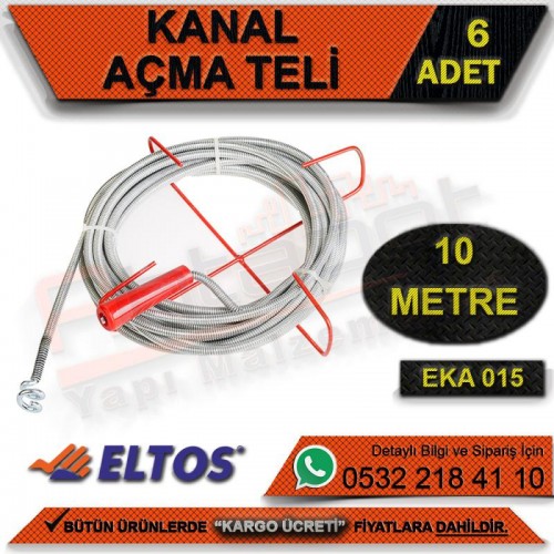 Eltos Eka010 Kanal Açma 10 Mt (6 Adet)