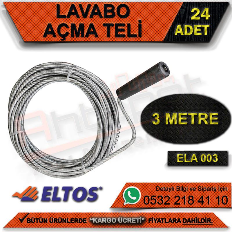 Eltos Ela003 Lavabo Açma Teli 3 Mt (24 Adet) -