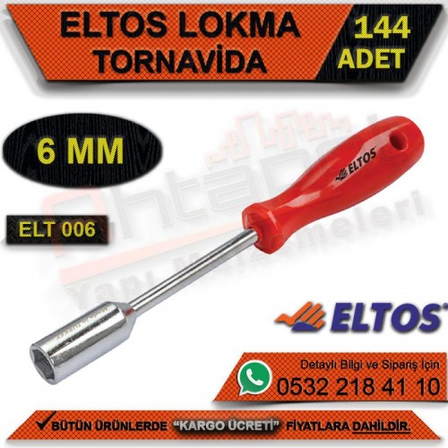 Eltos Elt006 Lokma Tornavida 6 Mm (144 Adet)