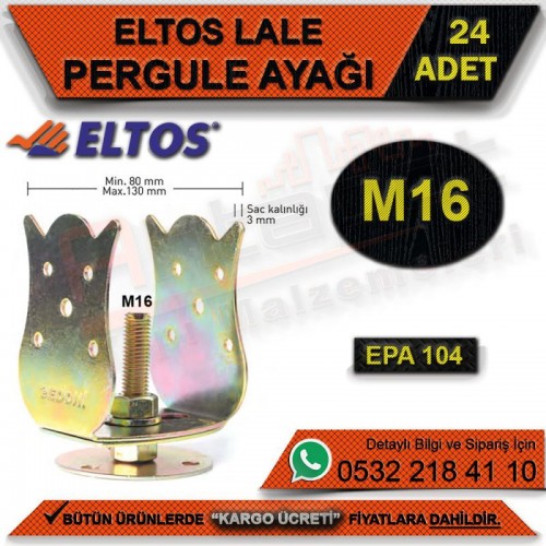 Eltos Epa104 Lale Pergule Ayağı (24 Adet)
