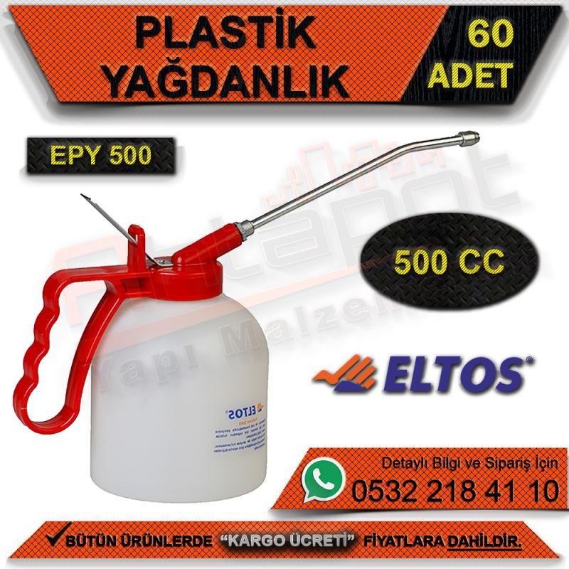 Eltos Epy500 Plastik Yağdanlık 500 Cc (60 Adet) -