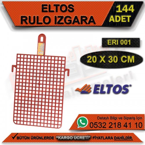 Eltos Erı001 Rulo Izgara 20 Cm Kırmızı (144 Adet)