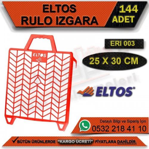 Eltos Erı003 Rulo Izgara 25 Cm Kırmızı (144 Adet)