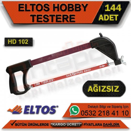 Eltos Hd102 Hobby Testere Ağızsız (144 Adet)