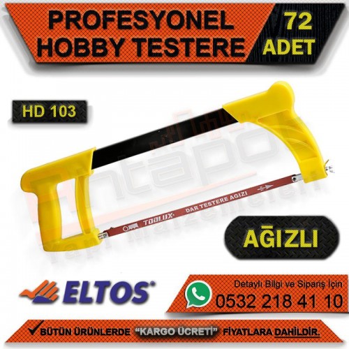 Eltos Hd103 Profesyonel Hobby Testere Ağızlı (72 Adet)