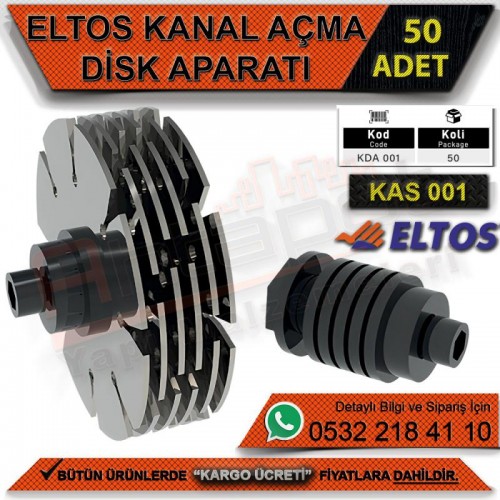 Eltos Kanal Açma Disk Aparatı (50 Adet)