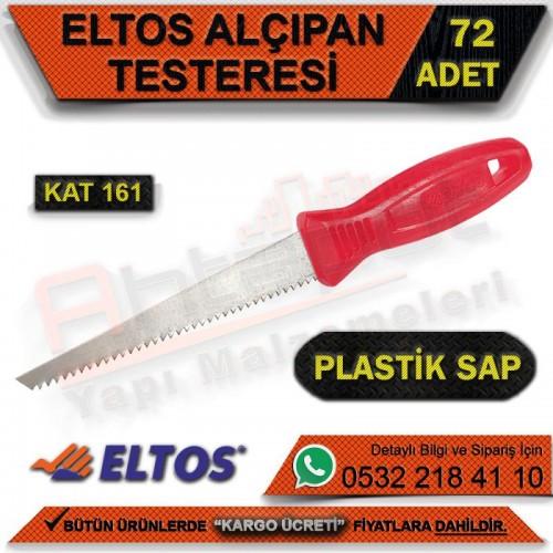 Eltos Kat161 Plastik Saplı Alçıpan Testeresi (72 Adet)