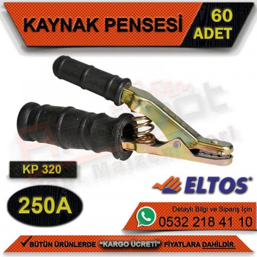 Eltos Kp320 Kaynak Pensesi 250 A (60 Adet)