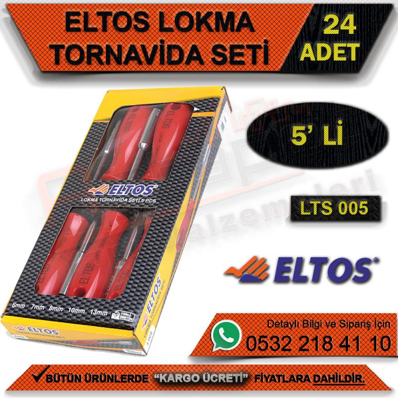 Eltos Lts005 Lokma Tornavida Seti 5 Pcs. (24 Adet) - Pense, Tornavida
