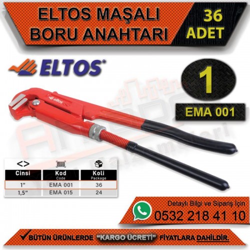 Eltos Maşalı Boru Anahtarı 1 (36 Adet)