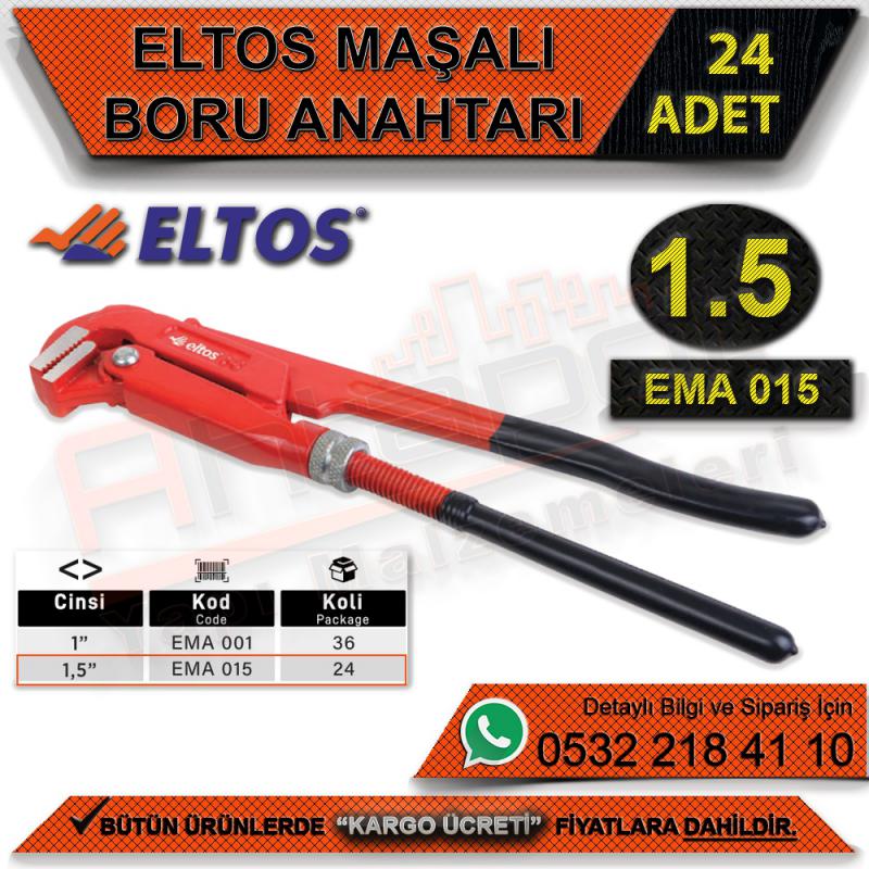 Eltos Maşalı Boru Anahtarı 1.5 (24 Adet) - Anahtar Çeşitleri