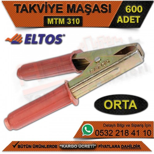 Eltos Mtm310 Takviye Maşası – Orta (600 Adet)