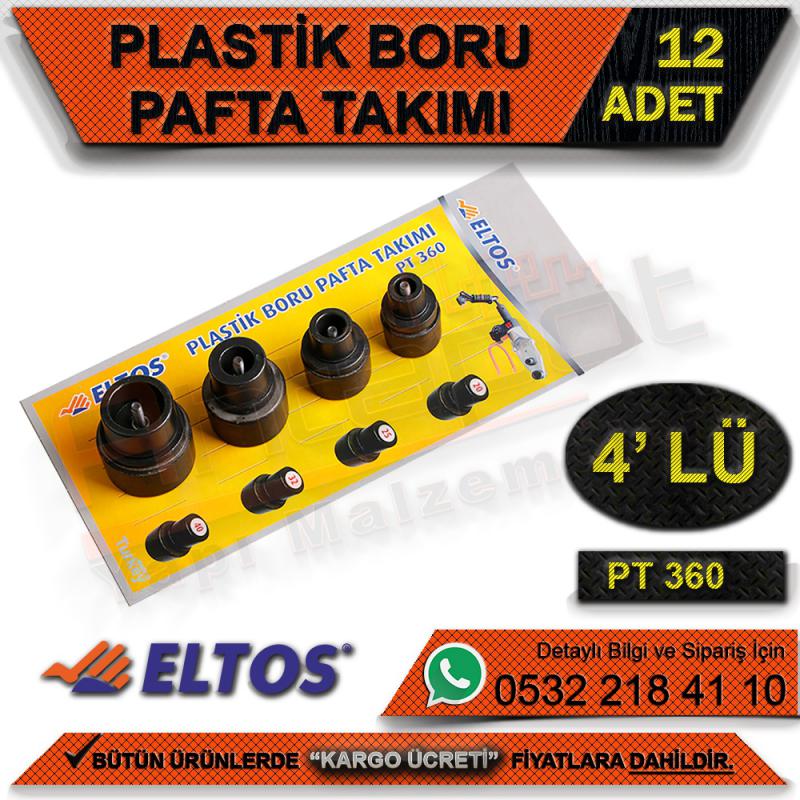 Eltos Pt360 Plastik Boru Pafta Tak. 4 ’Lü (12 Adet) -