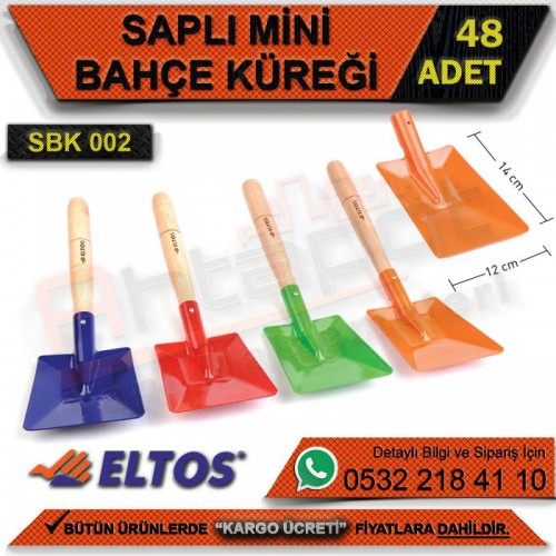 Eltos Sbk002 Saplı Mini Bahçe Küreği (48 Adet)