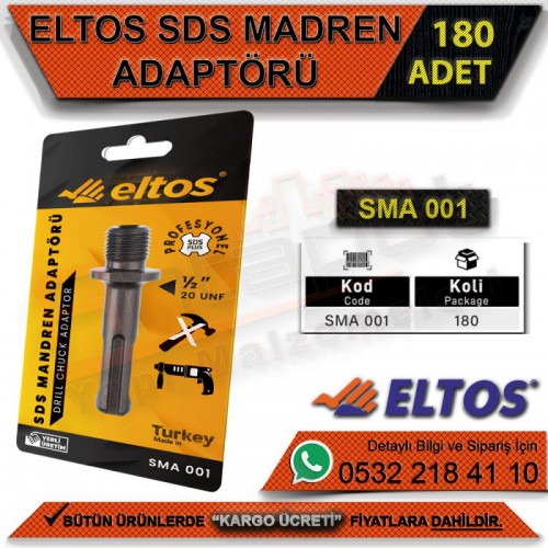 Eltos Sds Mandren Adaptörü (180 Adet)