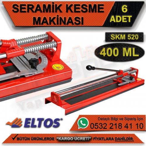 Eltos Skm520 Seramik Kesme Makinası 400 Mm (6 Adet)