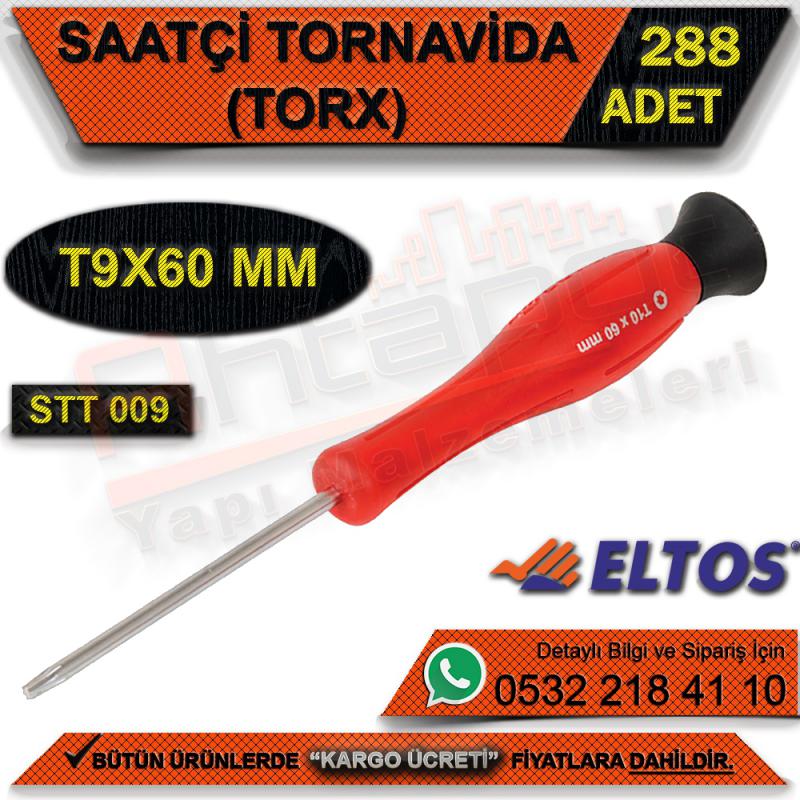Eltos Stt009 Saatçi Tornavida Torx T9x60 Mm (288 Adet) - Pense, Tornavida
