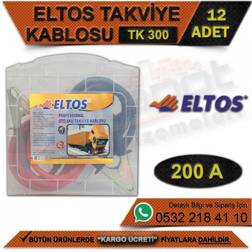 Eltos Tk300 Takviye Kablosu 200 A (12 Adet)