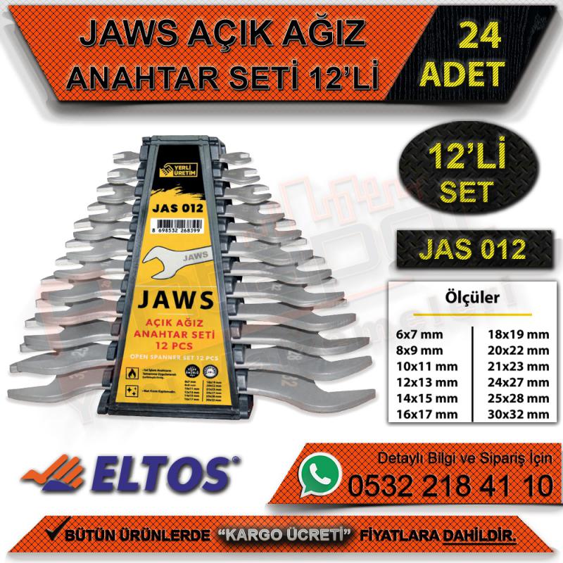 Jaws Açık Ağız Anahtar Seti 12’Li (24 Adet) - Anahtar Çeşitleri