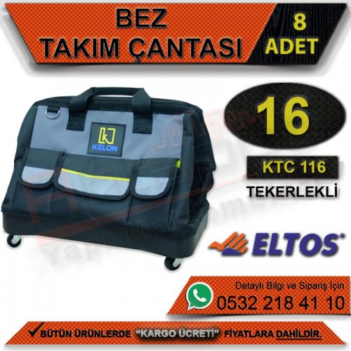 Kelon Bez Takım Çantası 16 Tekerlekli (8 Adet)