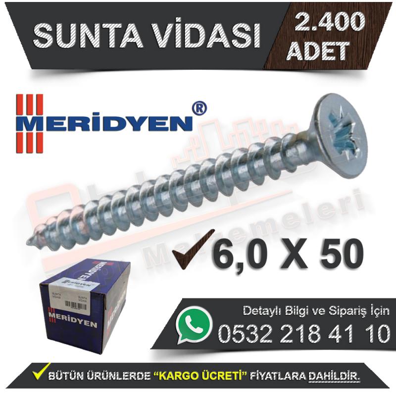 Meridyen Sunta Vidası 6.0X50 (2.400 Adet)