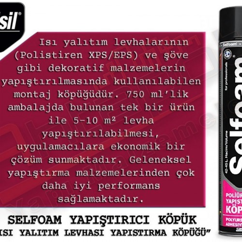 Selsil Mantolama Köpüğü 900 Gr (12 Adet)