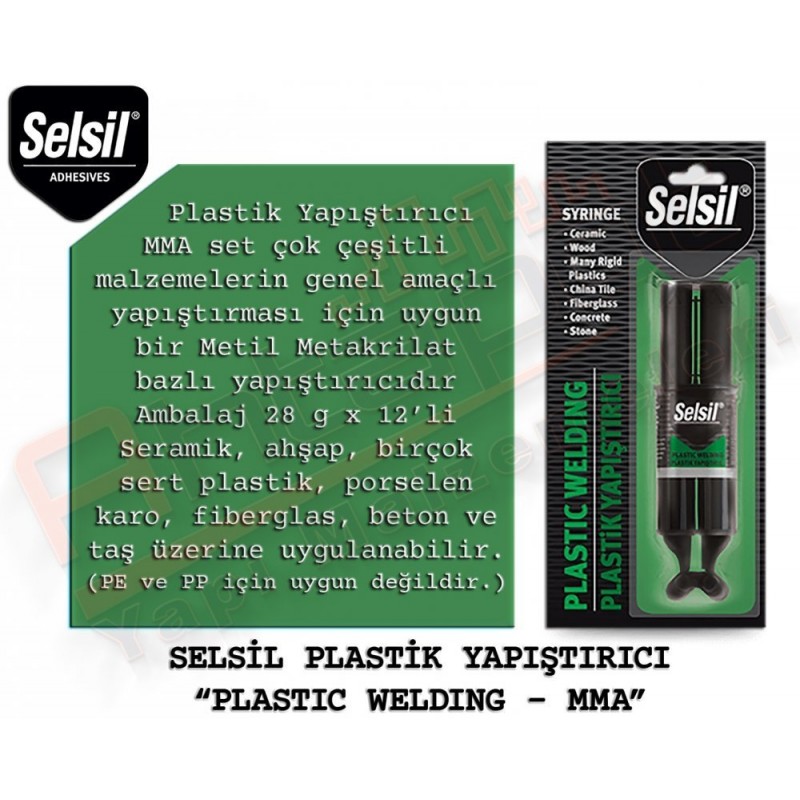 Selsil Plastik Yapıştırıcı 28 G (12 Adet)