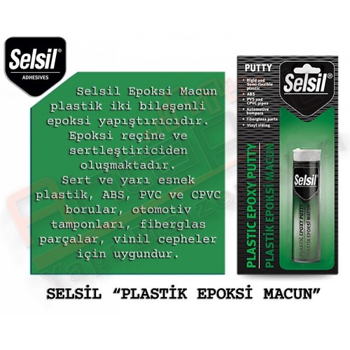 SELSİL PLASTİK YAPIŞTIRICI EPOKSİ MACUN (12 ADET)