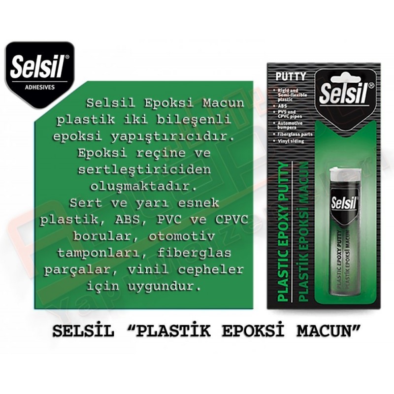 SELSİL PLASTİK YAPIŞTIRICI EPOKSİ MACUN (12 ADET) - Yapıştırıcılar