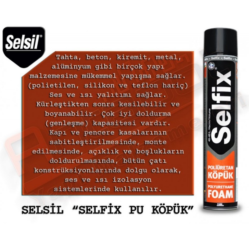 Selsil Selfix Pu Köpük 750 Gr (16 Adet)