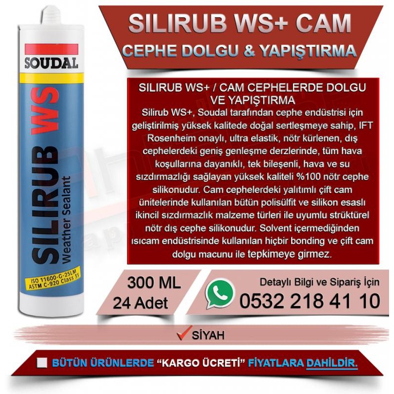 SOUDAL Silirub SC Küf Önleyici Duşakabin Silikonu (Beyaz, 310ml) - 30 Adet