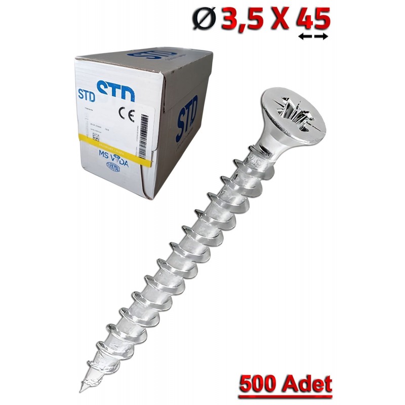STD 3,5x45 Sunta Vidası (500 Adet)