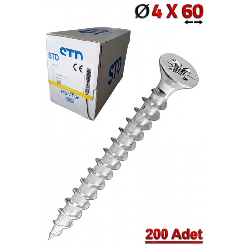 STD 4,0x60 Sunta Vidası (200 Adet)